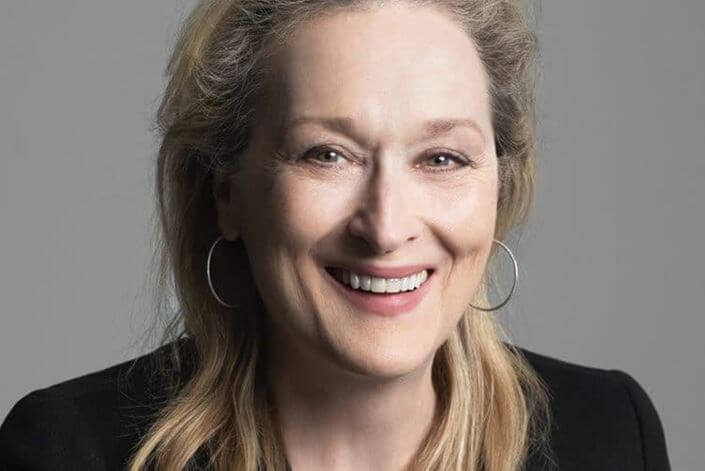 Merryl Streep laughing